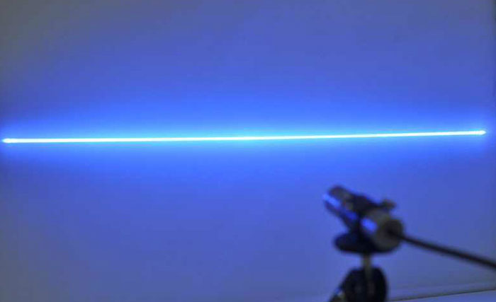 Sony 405nm 20mw~300mw Blue Violet レーザー 発光 モジュール 点状/線形/十字ライン 焦点調節可能